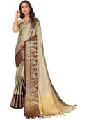 Woman wearing a brown party wear ethnic kurta style by Nishtha Chadda