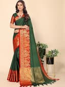 Woman wearing a red party wear ethnic kurta style by Nishtha Chadda