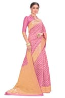 Woman wearing a beige party wear ethnic kurta style by Nishtha Chadda