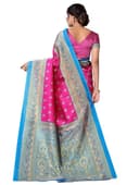 Woman wearing a purple party wear ethnic kurta style by Nishtha Chadda
