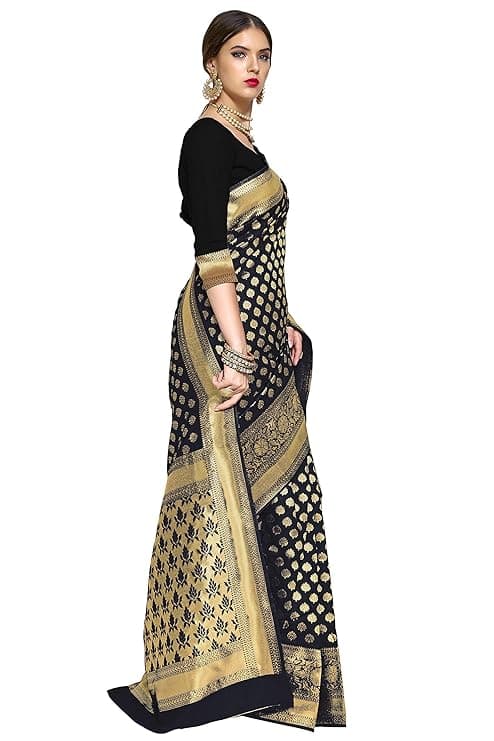Woman wearing a grey party wear ethnic kurta style by Nishtha Chadda