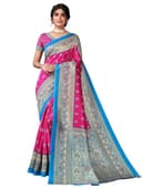 Woman wearing a purple party wear ethnic kurta style by Nishtha Chadda