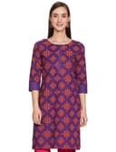 Woman wearing a brown party wear ethnic kurta style by Nishtha Chadda