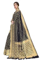 Woman wearing a beige party wear ethnic kurta style by Nishtha Chadda