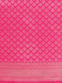 Woman wearing a pink party wear ethnic kurta style by Nishtha Chadda