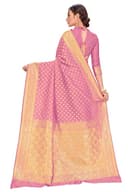 Woman wearing a beige party wear ethnic kurta style by Nishtha Chadda