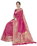 Woman wearing a red party wear ethnic kurta style by Nishtha Chadda