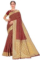Woman wearing a brown party wear ethnic kurta style by Nishtha Chadda