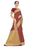 Woman wearing a brown party wear ethnic kurta style by Nishtha Chadda
