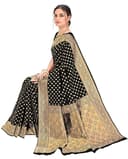Woman wearing a beige party wear ethnic kurta style by Nishtha Chadda