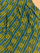 Woman wearing a navy embroidered kurti set by Nishtha Chadda