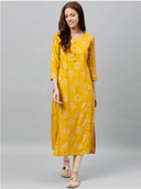 Woman wearing a grey indian kurti for women by Nishtha Chadda