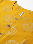 Woman wearing a grey indian kurti for women by Nishtha Chadda