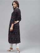 Woman wearing a brown indian kurti for women by Nishtha Chadda