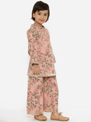 Woman wearing a grey indian kurti for women by Nishtha Chadda