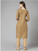 Woman wearing a grey indian kurti for women by Nishtha Chadda