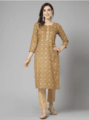 Woman wearing a grey indian kurti for women by Nishtha Chadda