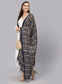 Woman wearing a brown indian kurti for women by Nishtha Chadda