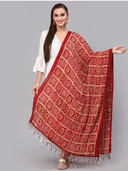 Woman wearing a brown indian kurti for women by Nishtha Chadda