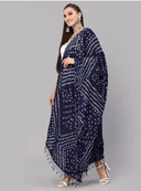 Woman wearing a brown indian kurti for women by Nishtha Chadda