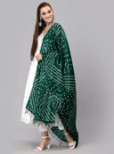Woman wearing a brown indian kurti for women by Nishtha Chadda