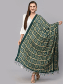 Woman wearing a brown indian kurti for women by Nishtha Chadda