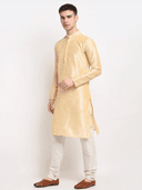 Model wearing a teal party wear kurta by Nishtha Chadda