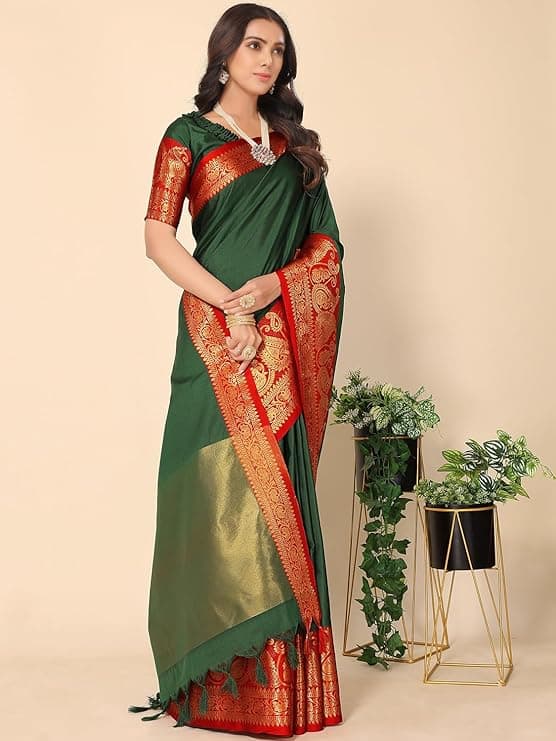 Woman wearing a brown party wear ethnic kurta style by Nishtha Chadda