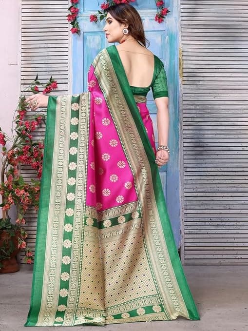 Woman wearing a purple party wear ethnic kurta style by Nishtha Chadda