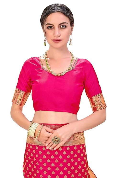 Woman wearing a red party wear ethnic kurta style by Nishtha Chadda