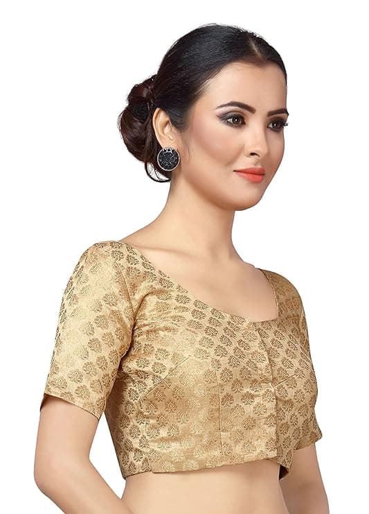 Woman wearing a grey party wear ethnic kurta style by Nishtha Chadda