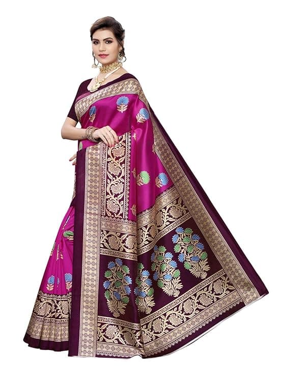 Woman wearing a maroon party wear ethnic kurta style by Nishtha Chadda
