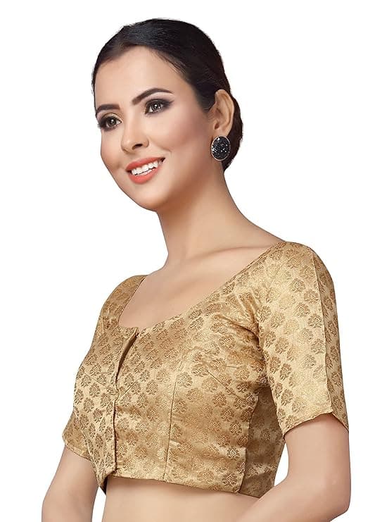 Woman wearing a grey party wear ethnic kurta style by Nishtha Chadda