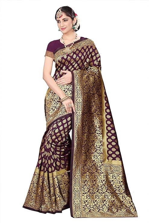 Woman wearing a brown party wear ethnic kurta style by Nishtha Chadda