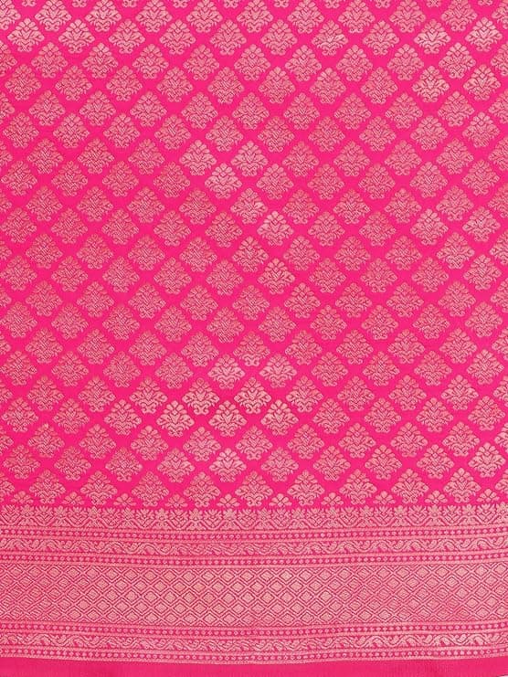 Woman wearing a pink party wear ethnic kurta style by Nishtha Chadda