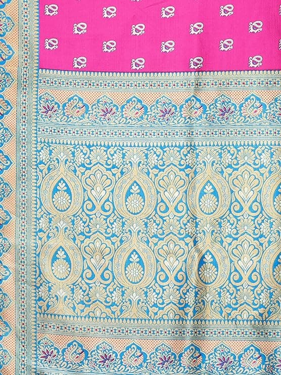 Woman wearing a pink party wear ethnic kurta style by Nishtha Chadda