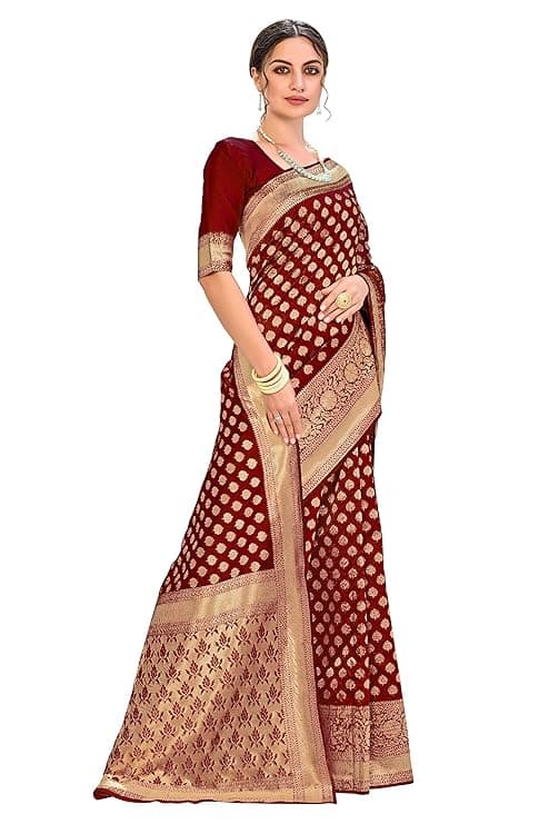 Woman wearing a brown party wear ethnic kurta style by Nishtha Chadda
