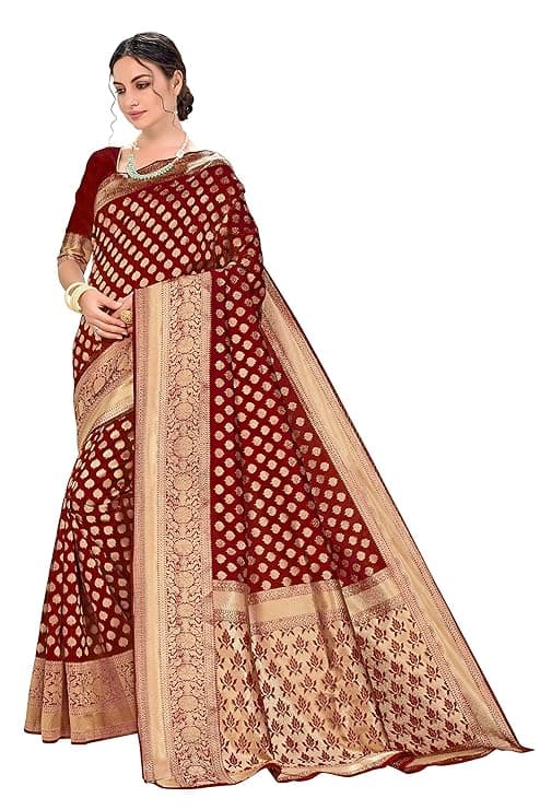 Woman wearing a brown party wear ethnic kurta style by Nishtha Chadda