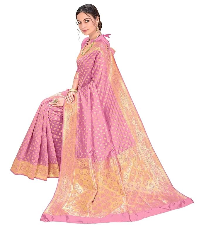 Woman wearing a beige party wear ethnic kurta style by Nishtha Chadda